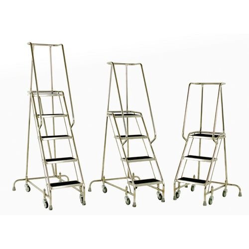 Stainless Steel 5 Tread Step - -