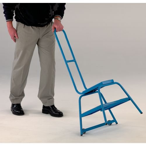 Two Step Wheelalong With Rubber Treads - Red