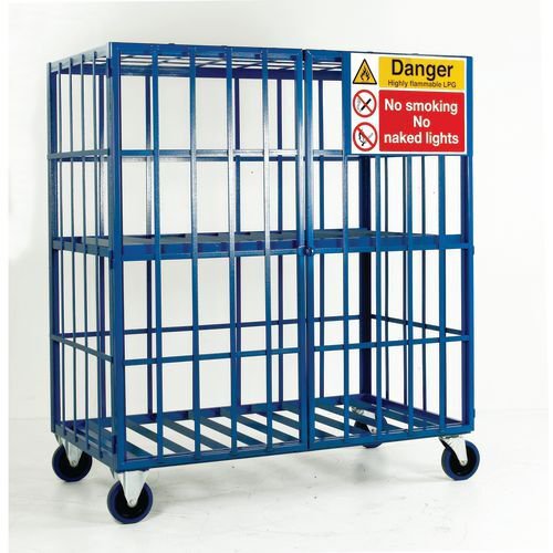 Mobile and static cylinder cages - Mobile