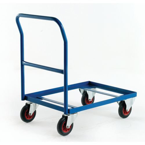 Euro container dolly with handle