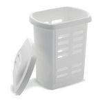 60 l Linen Hamper in White