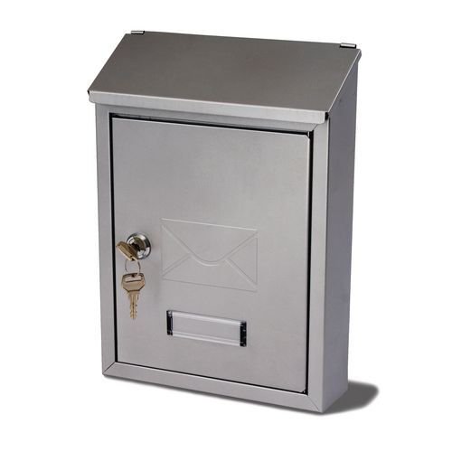 Compact post box - Silver