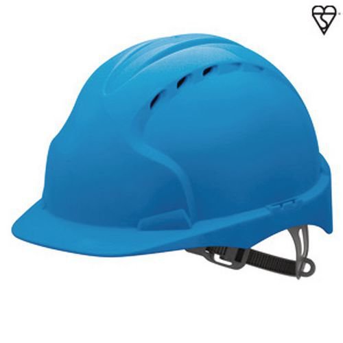 JSP EVO3 safety helmets with slip ratchet and comfort harness