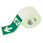 Photoluminescent Escape Route Arrow Tapeh X W: 50 X 10 m
