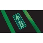 Photoluminescent Sign 'floormounted International Escape Route' H X W: 200 X 4