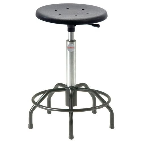 Sigma Spider Stool - Steel Base + Glides Adj Seat Height 49-62Cm