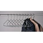 Heavy Duty Chrome Hangers.pack of 100