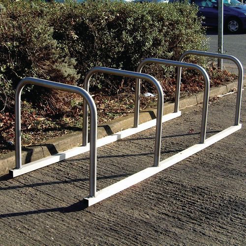 Sheffield cycle toast style racks - Stainless steel, 10 bike capacity