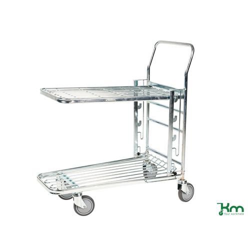 Konga adjustable level stock trolley