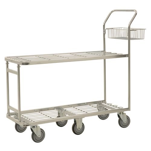 Konga six wheeled in-store trolley - 400kg capacity