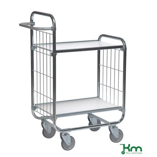 Konga order picking trolleys with adjustable shelves, H x W x L - 1120 x 470 x 1195 with 2  shelves