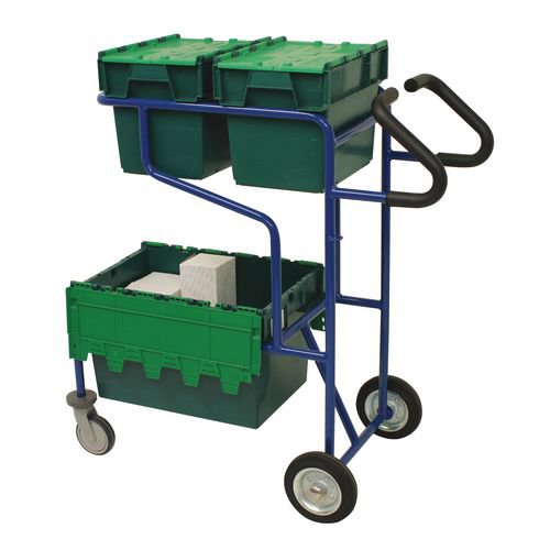 Slingsby order picking trolley with two shelf levels