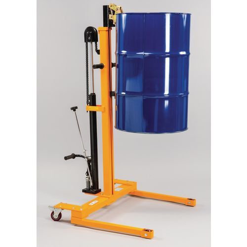 High lift hydraulic drum trolley