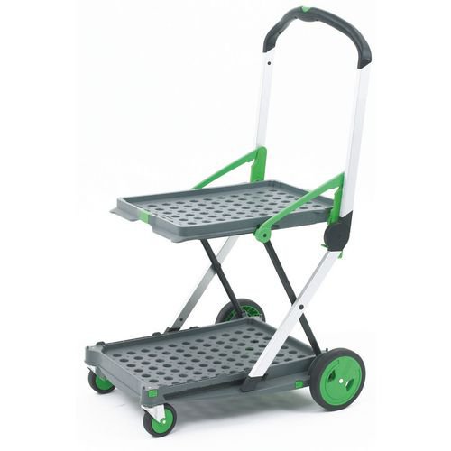 Clax folding trolley, green/grey