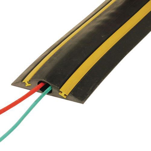 Temporary traffic calmer and heavy duty cable protector - 1 x 30mm circular channel