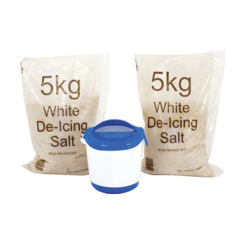 Salt Shaker Kit With 2X 5Kg Bags Of White Salt