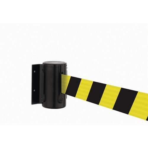 Tensabarrier® Heavy duty wall mounted retractable belt barrier