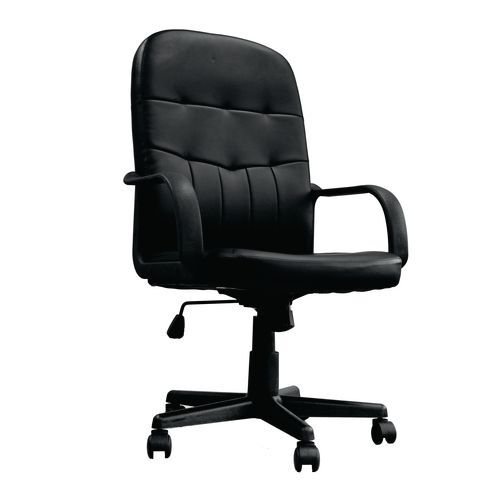 High back leather executive office chair