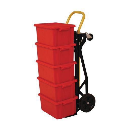 Lightweight 2-in-1 dual purpose nylon sack truck