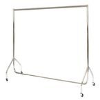 Chrome Heavy Duty Clothesrail 5 Ft Long X 5 Ft High