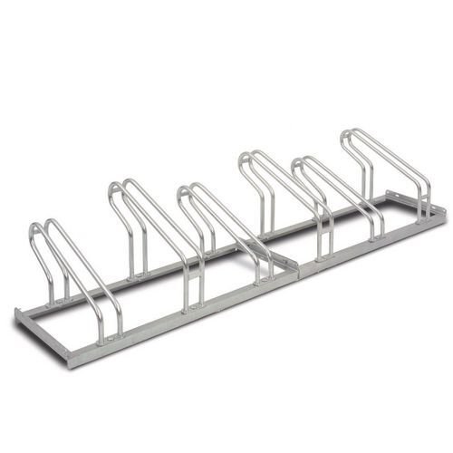 Single sided staggered cycle racks