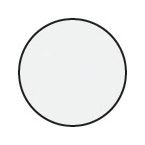 Warehouse Floor Signals Pack of 100 O Shape 90 mm Diawhite