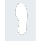 Floor Signal White Markersfeet 300 X 100 mm Pk 10 (5 Left/5 Right)