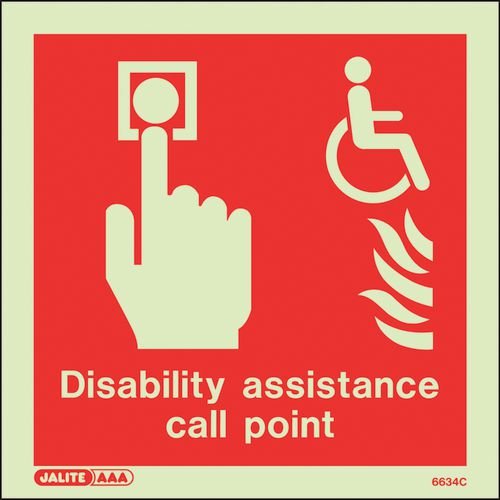 Disability Assistance Call Point Sign