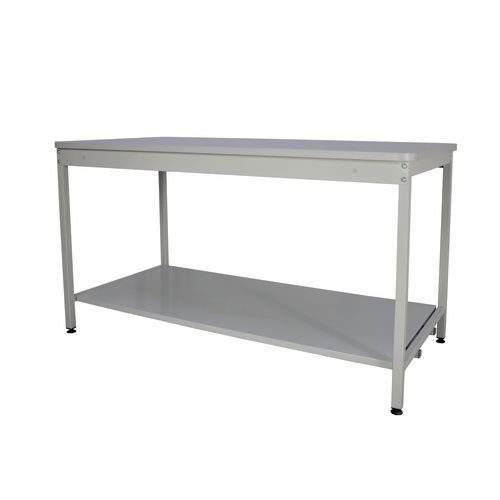 Mailroom Workbench Open 840X1530X750 With Steel Lower Shelf