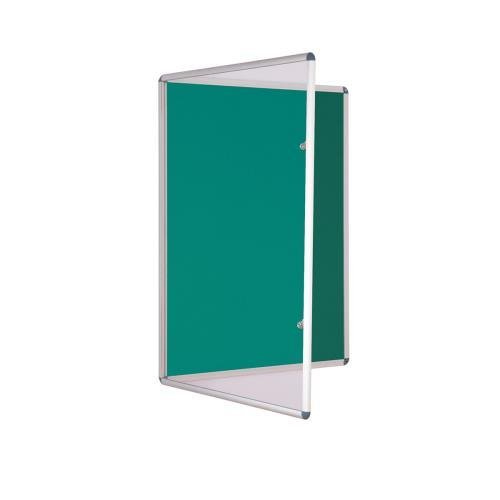 Single Door Tamperproof Felt Noticeboard