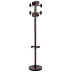 Stan 8 Xl Hook Coat& Umbrella Stand - Black