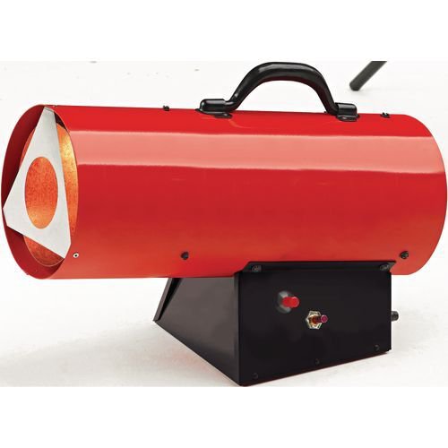 Portable propane gas fired space heaters