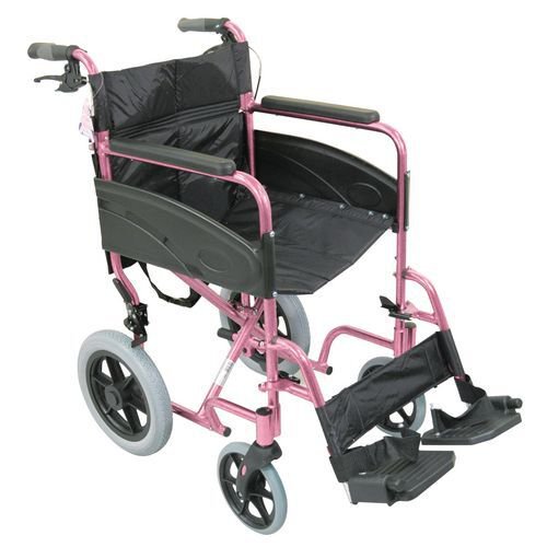 Compact transport wheelchair