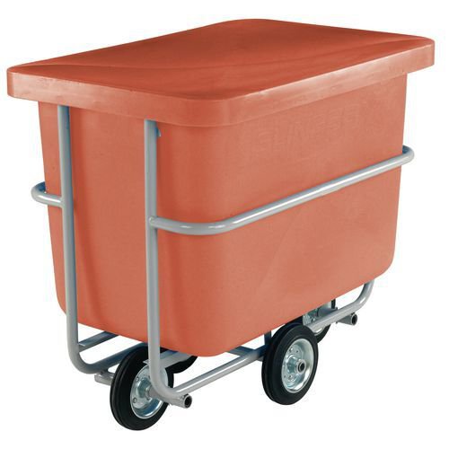 Slingsby easy steer plastic container trucks with steel frames