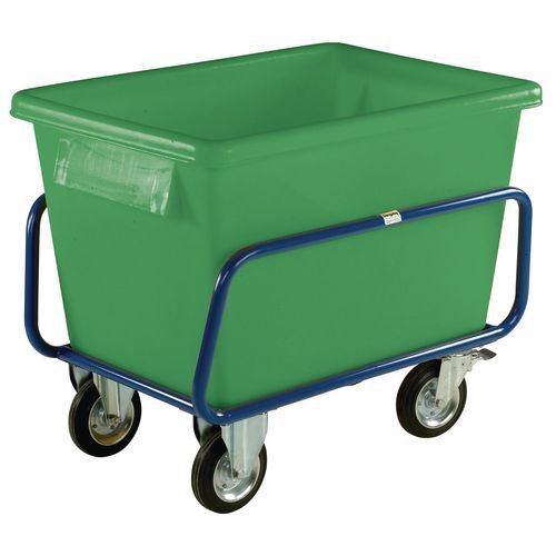 Slingsby heavy duty plastic container trucks with steel frames