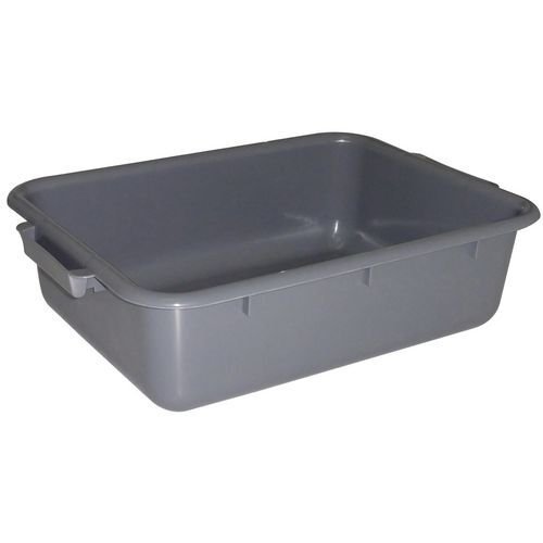 Stainless steel bin clearing trolley accessories - Rectangular tote box