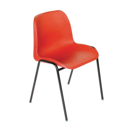 Coloured polypropylene stacking chair