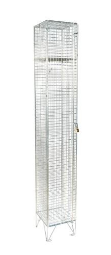 Single Door Midi Mesh Locker 1370X300X305