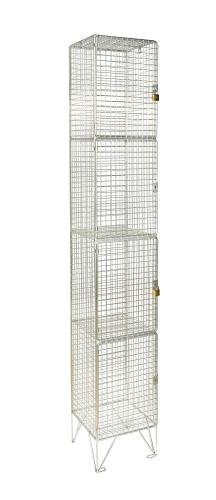 Four Door Midi Mesh Locker 1370X300X305