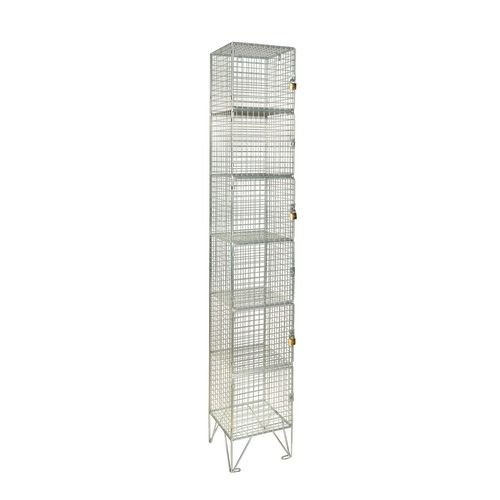 Six Door Mesh Locker 1980X300X381