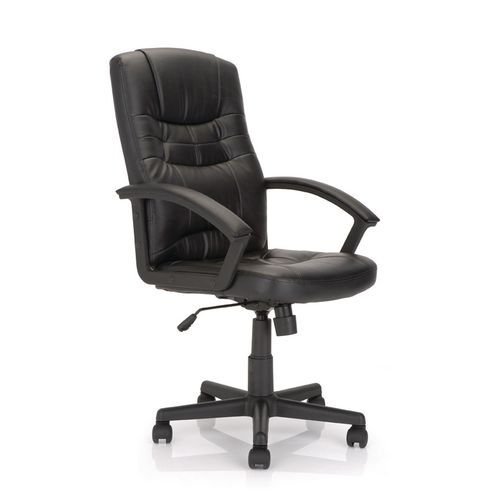 High back leather effect executive office chair