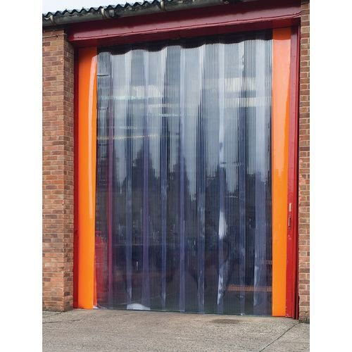 External PVC strip curtain doors