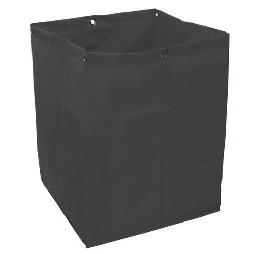 Heavy duty PVC coated black canvas sack