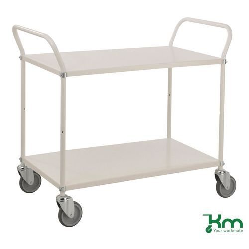 Konga two tier trolley - white