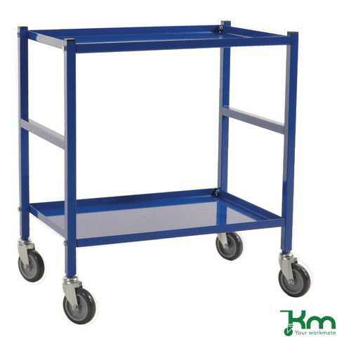Konga table top trolleys with reversible shelves