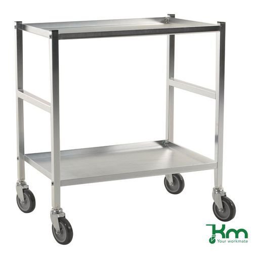 Konga table top trolleys with reversible shelves