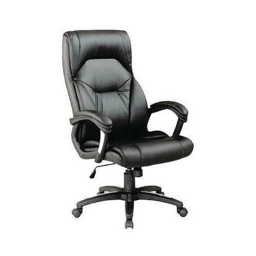 High back leather effect executive office chair