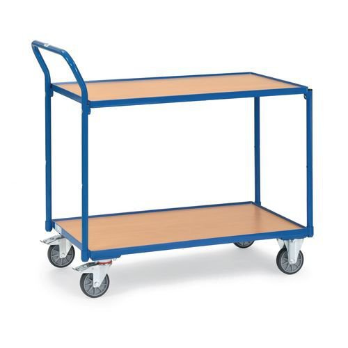 Fetra laminated wood shelf workshop trolleys