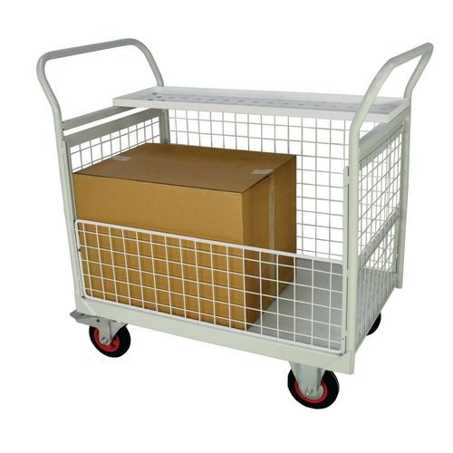 Mailroom Trolley With Half Side 830.600.1200