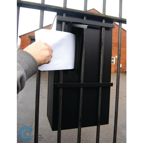 Gate and rail mountable large post box